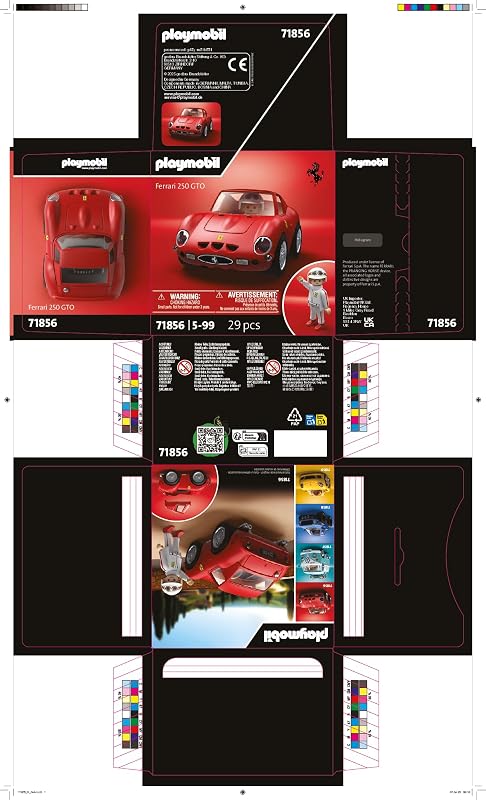| Collector Cars | Ferrari 250 GTO | Modèle réduit de Voiture pour Adultes et Enfants | Cadeau pour Les Fans de Voitures et Les collectionneurs | 71856