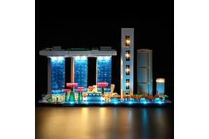 LIGHTAILING Led Light for Lego 21057 Architecture Singapore Building Blocks Model - NOT Included The Model Set