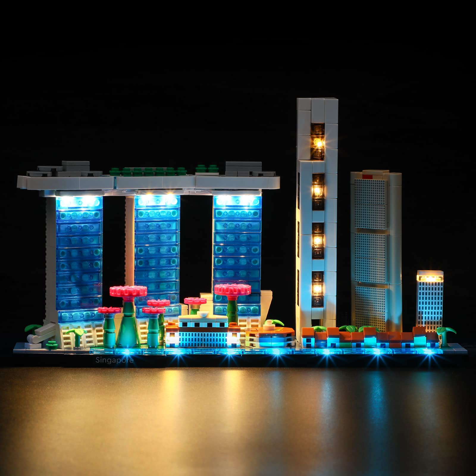 LIGHTAILING Led Light Compatible With Lego 21057 Architecture Singapore Building Blocks Model - NOT Included The Model Set