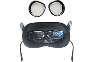 IOOIOO one Lens Insert for L or R Eye for Meta Quest 3s or Quest 2, Lenses Oculus VR Headset, Blue Light Blocking, Removal Magnetic Inserts(nearsighted SPH:-2.0)