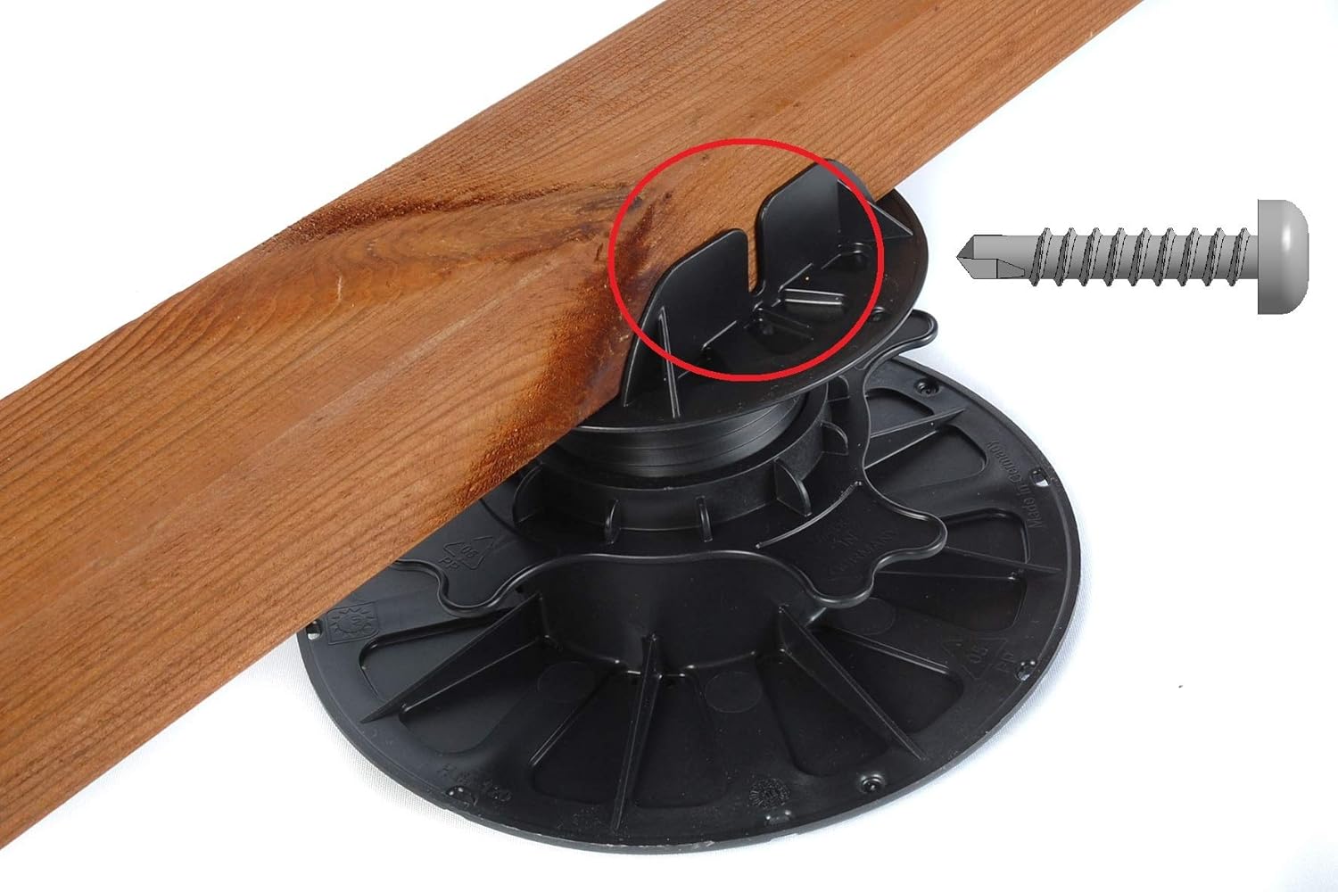 Supporto Piastrelle Terrazzo Regolabile | Altezza 70-120mm | Carico 1.2T | Made Germany