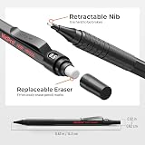 Nicpro MP1000 0.5mm Mechanical Pencil Set with Case, 3 Metal Bodies, 480 HB view 3