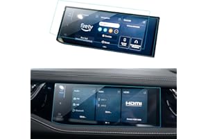 LANTU 2PCS Car Screen Protector for 2023 2024 Grand Cherokee/Grand Cherokee L 4xe, Limited, Overland, Summit and Summit Reserve Accessories Navigation Nano Screen Protector Cover HD Clear