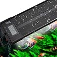 hygger Aquarium Programmable LED Light, for 48~55in Long Full Spectrum Plant Fish Tank Light with LCD Setting Display, 7 Colors, Sunrise Sunset Moon and DIY Mode, for Novices Advanced Players
