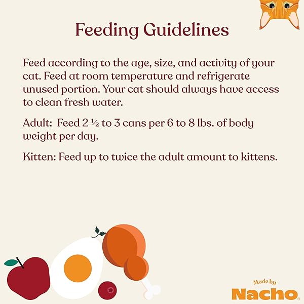 MADE BY NACHO PREMIUM MINCED WET CAT FOOD WITH HYDRATING BONE BROTH 5.5OZ (24 PACKS) (CAGE-FREE TURKEY & TURKEY LIVER)