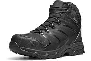 NORTIV 8 Waterproof Steel Toe Work Boots for Men Industrial Safety Slip-Resistant Shoes Construction Protective Boot ARMADILL