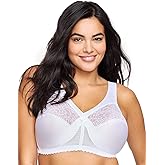 Glamorise Full Figure Plus Size MagicLift Original Support Bra Wirefree #1000