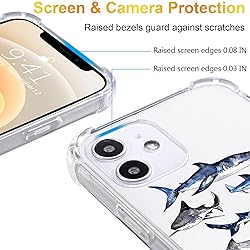 LuGeKe Cool Shark Print Case for iPhone 11