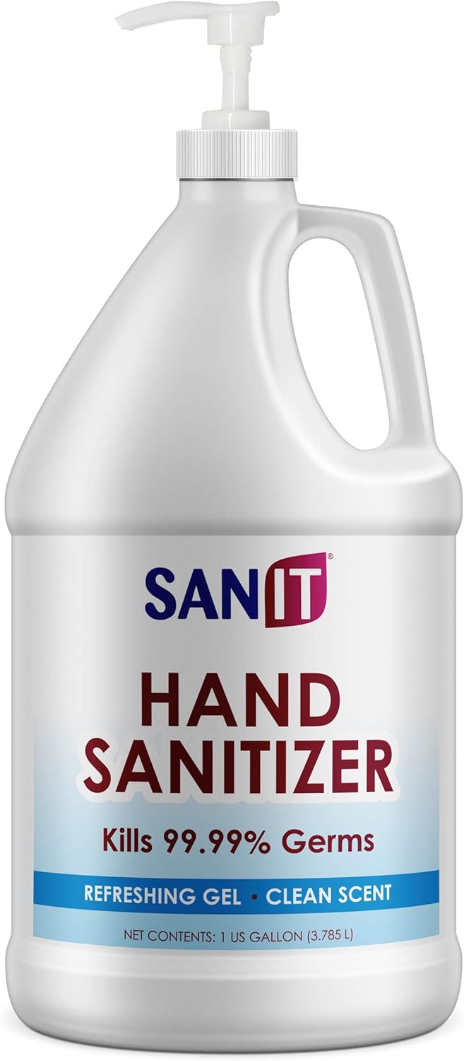 Amazon Com Sanit Hand Sanitizer Gel 70 Alcohol Kills 99 99