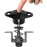 Dzus Small Push Button Retro Quick Latch Release Black 1.050