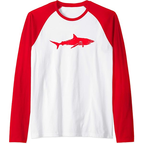 Amazon.com: Red Shark | Cool Red Shark Silhouette | Ocean Shark