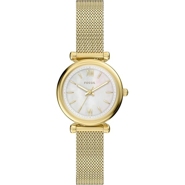 Amazon.com: Fossil Women's Monroe Stainless Steel Mesh Hybrid HR
