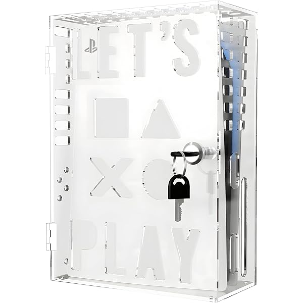 Skywin Acrylic Lock Box for PS4 Game Console - Secure and Protect