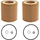 HU816x Oil Filter Fit for BMW 1,3,5,6,7,11427953129 11427541827 (2Pcs) | For BMW X1 X3 X4 X5 X6 Z4 E60 E71 E82 E83 E89 E90 E92