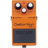 BOSS DS-1 Distortion Compact Distortion Pedal | Delivering hard-edged attack and smooth sustain