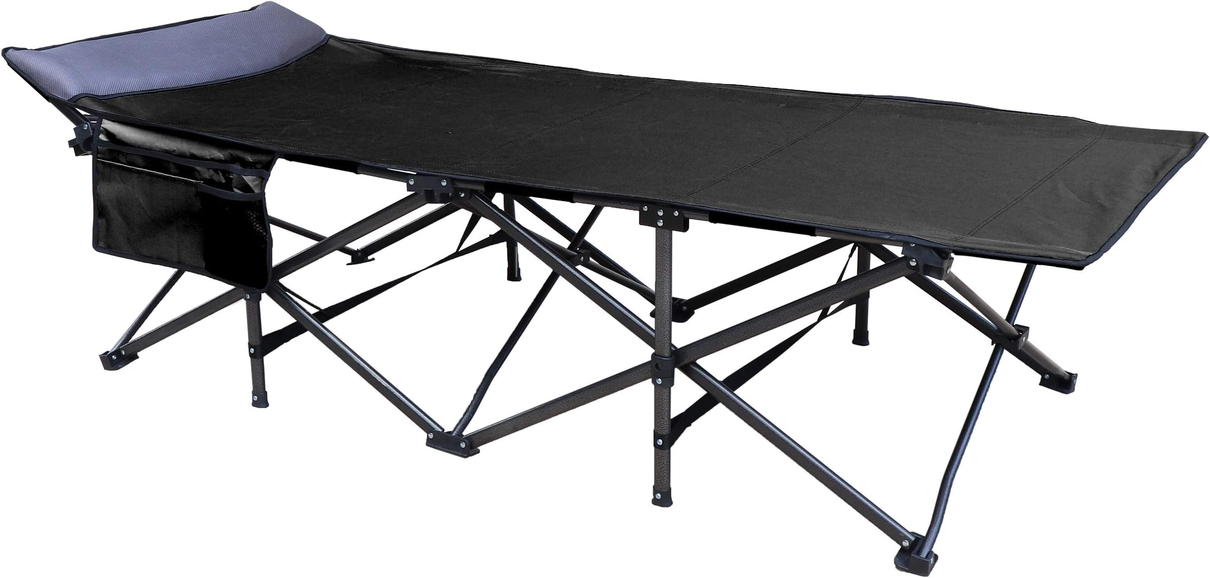 OSAGE RIVER 450lb Standard and 600lb Deluxe Folding Camping Cot with Carry Bag, Portable and Lightweight Bed for Adults or Kids