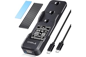 ineo Tool-Free M.2 NVMe & SATA to USB C 10Gbps Docking Station for M Key, B+M Key Support 2280 2260 2242 2230 SSDs (M.2 10Gb 