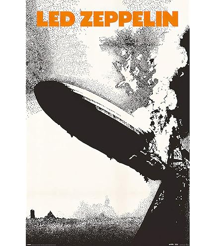 LED-ZEPPELIN MOTHERSHIP オリジナル両面ポスター Amazon.com: Led Zeppelin Mothership Poster (24x36) PSA034069