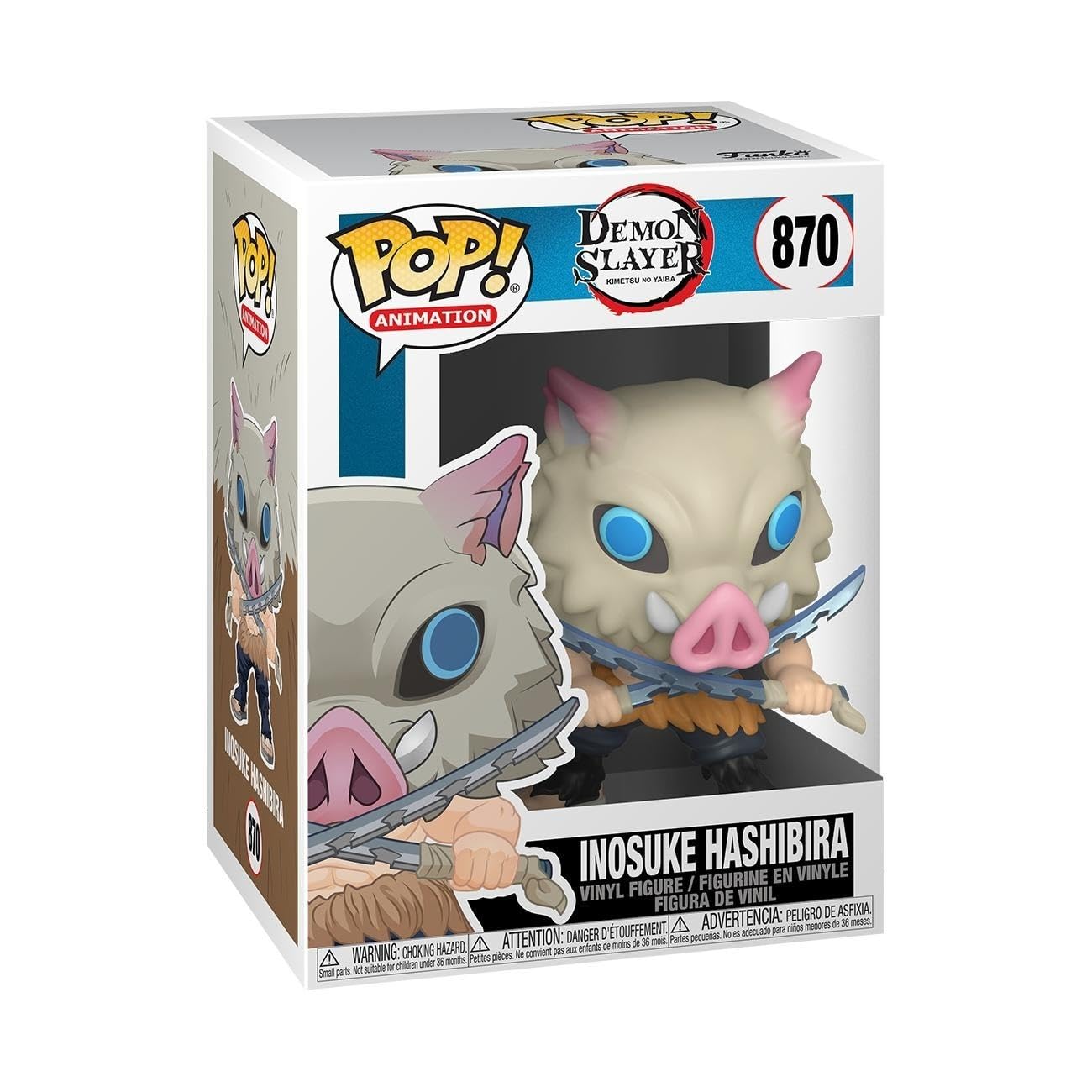 Funko POP! Animation: Demon Slayer - Inosuke Hashibira - Collectable Vinyl Figure - Gift Idea - Official Merchandise - Toys For Kids & Adults - Model Figure for Collectors and Display