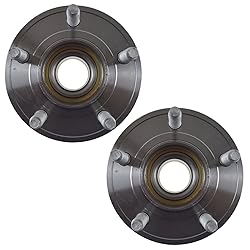TRQ Front Wheel Hub Bearings Assembly Set