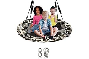 LÆGENDARY LAEGENDARY Saucer Swing for Kids and Adults - 40 Inch Round Tree Swing, Outdoor Swing