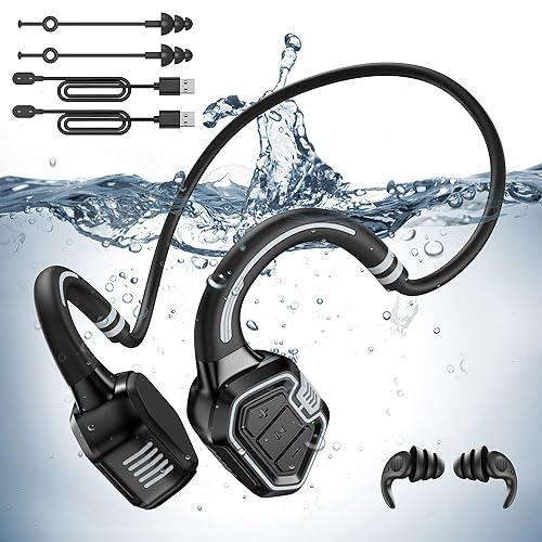 Spobri Bone Conduction Headphones, Open Ear Swimming MP3