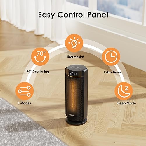 Oraimo Space Heater, 1500W Portable 16