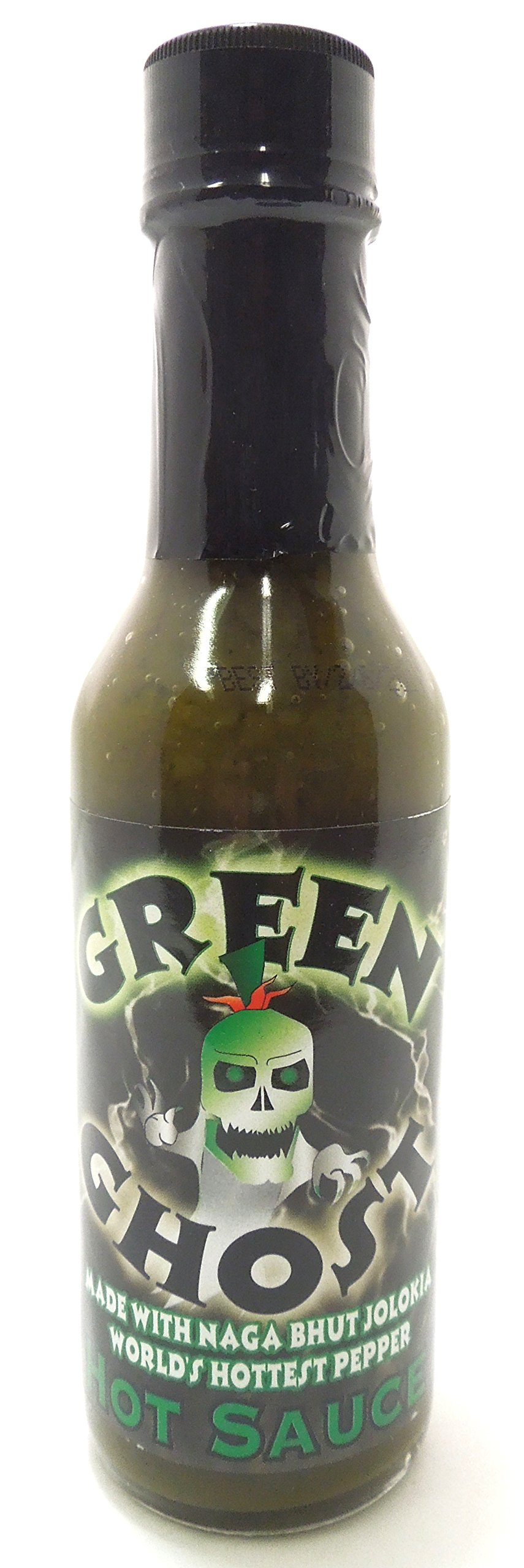 Green Ghost Naga Jolokia Hot Sauce 5oz. Grocery
