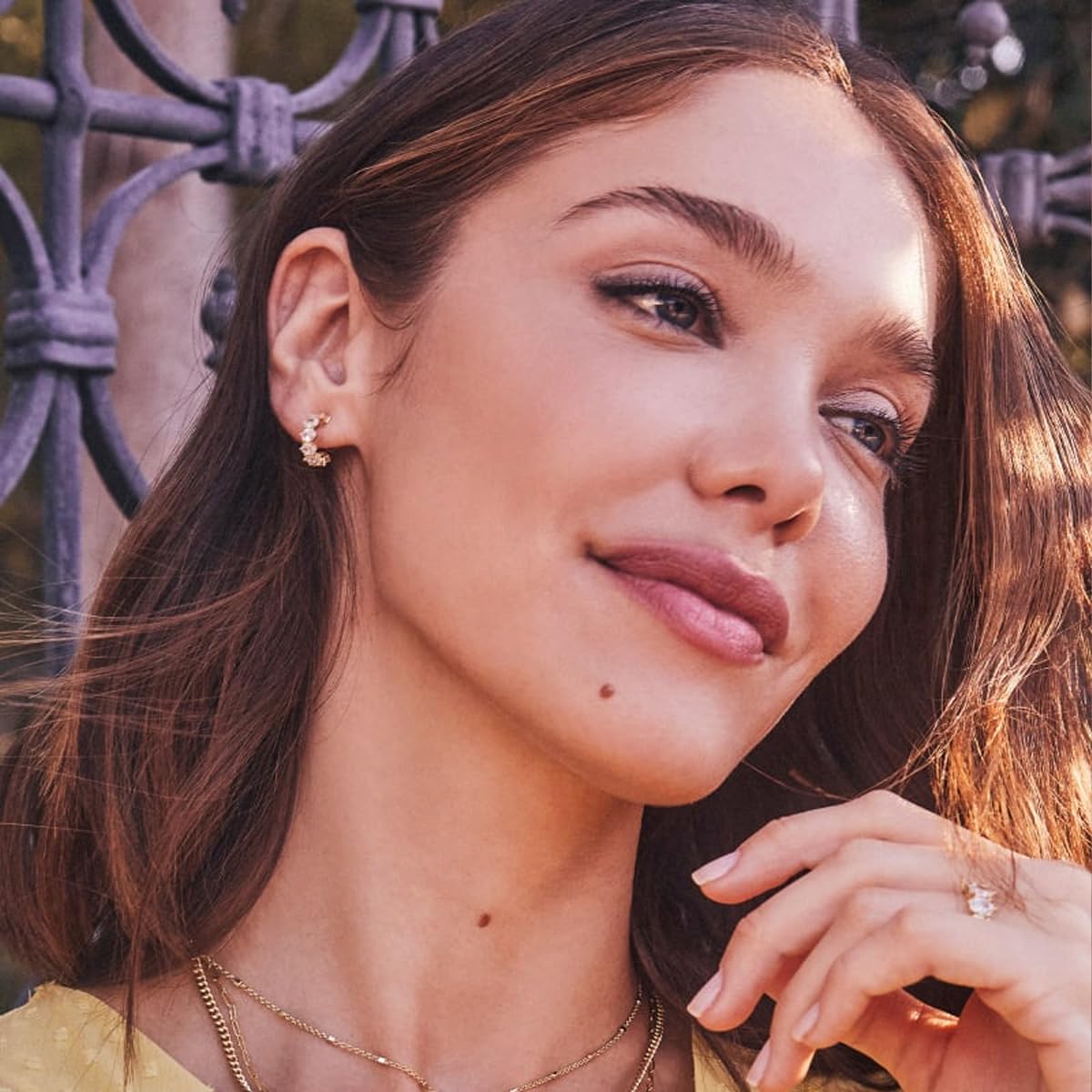 Kendra Scott Cailin Crystal Huggie Earrings, Fashion Jewelry For Women