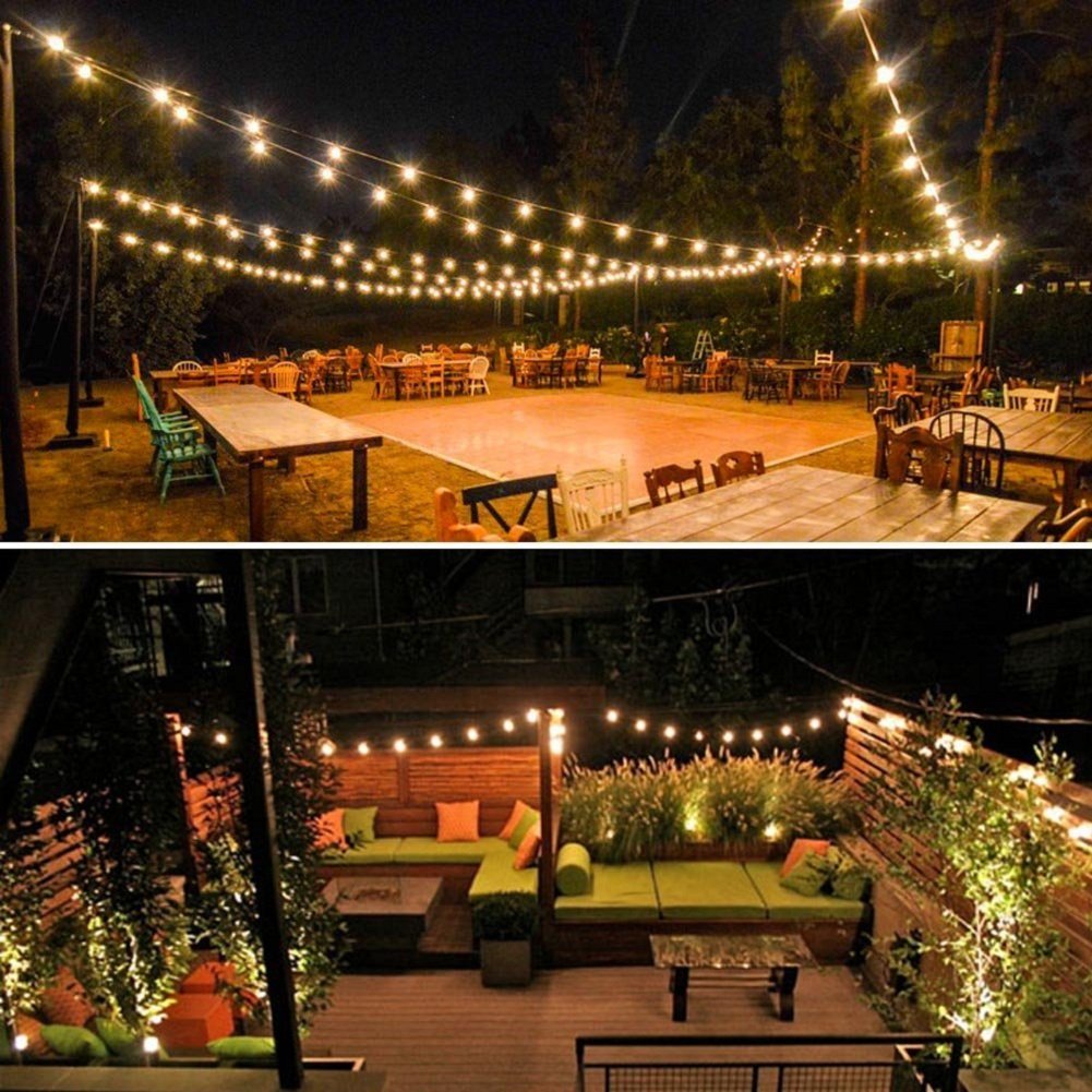 Garden Yard Solar Globe Christmas String Lights Parties Aisqhq Warm White Wedding Patio 20ft 30 Led Solar Powered Crystal Ball Globe String Lights Waterproof For Indoor And Outdoor Gate String Lights Tools