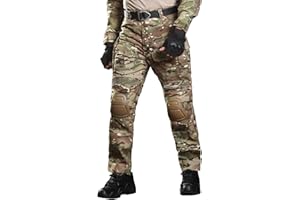 HAN·WILD G3 Combat Pant with Knee Pads Tactical Pants Airsoft Multicam Camo Clothes Rip-Stop Paintball Hunting Trousers
