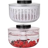 NAATIP Electric Salad Spinner - Fruit Cleaner Bowl 2-in-1, Wash, Spin & Dry Salad Greens, 6.25Qt，wireless charging