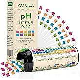 pH Test Strips 0-14, 150CT Universal Litmus Paper pH Tester Kit for Liquid | pH Testing Kit for Drinking Water, Pool Spa Aquarium Fish Tank Urine Saliva Food Beverage Kombucha Soil,Soap Making, Skincare