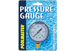 Poolmaster 36670 Pressure Gauge - 1/4" Bottom-Mount Thread