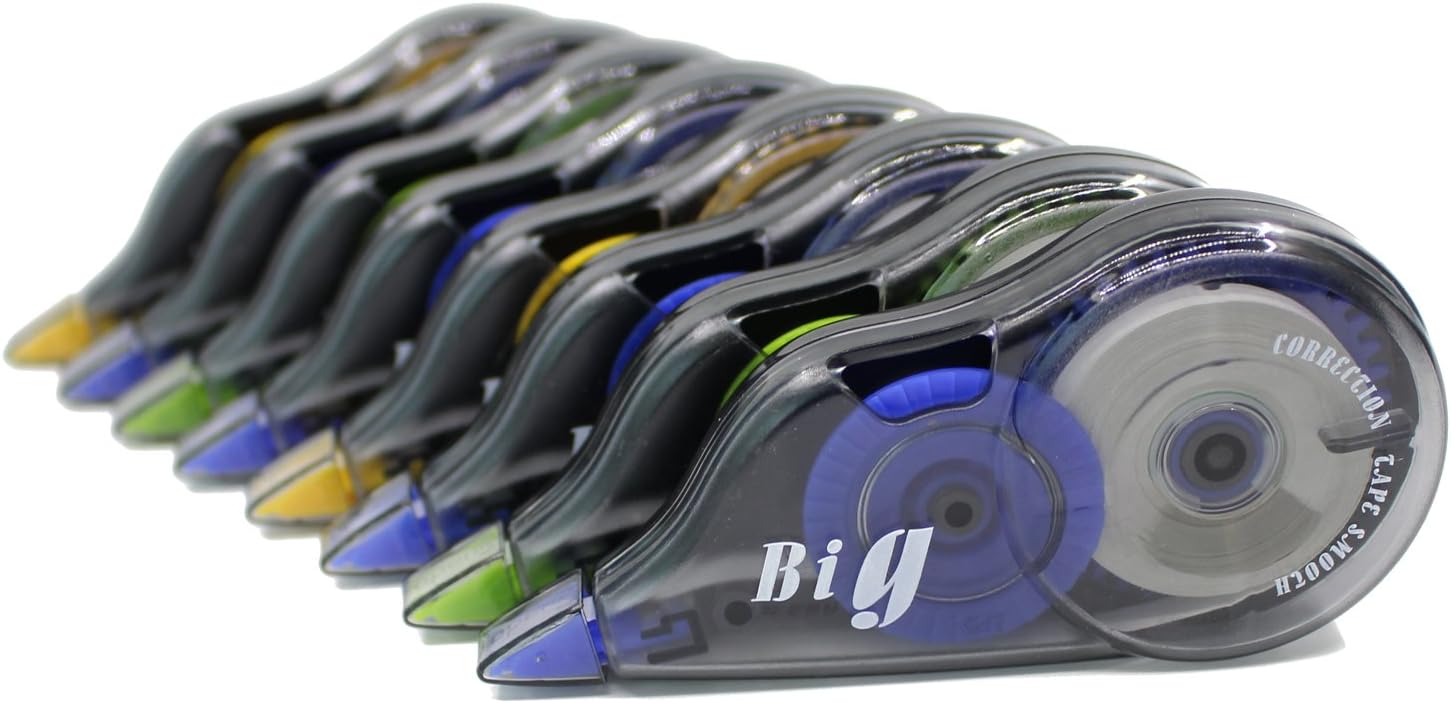 SKKSTATIONERY 20 Pcs Correction Tape, White Correction Tapes, Color Shell Design, for Students School Supplies. : Office Products