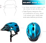 SIFVO Kids Bike Helmet Adjustable 50-57cm with Visor CE+CPSC view 6