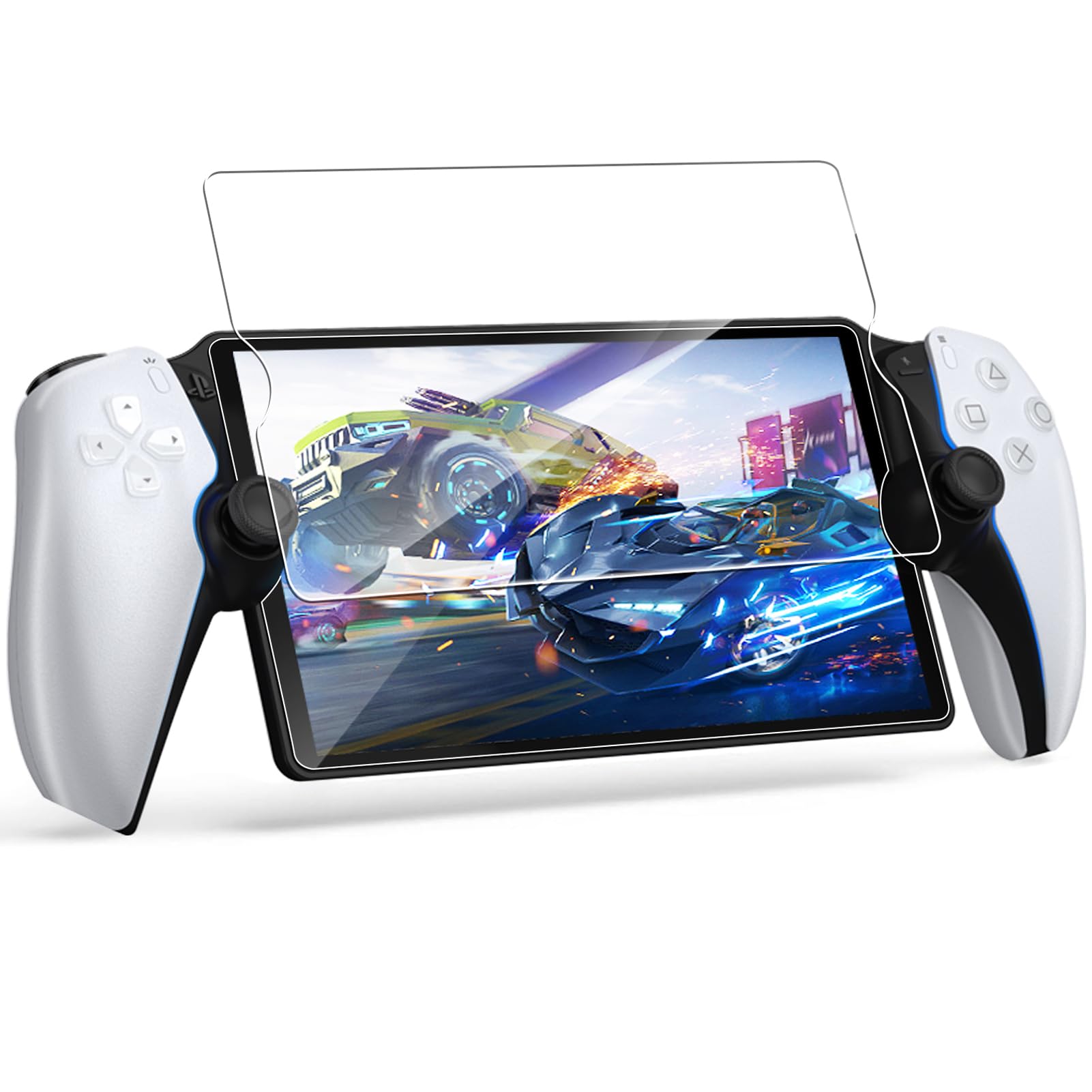Fintie Screen Protector for PlayStation Portal Remote Player - 9H Hardness Tempered Glass Protective Film, Anti Scratch & Anti-Fingerprint, Bubble Free & Case Friendly Crystal Clear