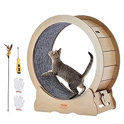 VEVOR Cat Exercise Wheel, Large Treadmill Wheel for