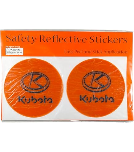 4 Decal Kit Straight (NO ARCH) OEM Genuine Kubota Tractor