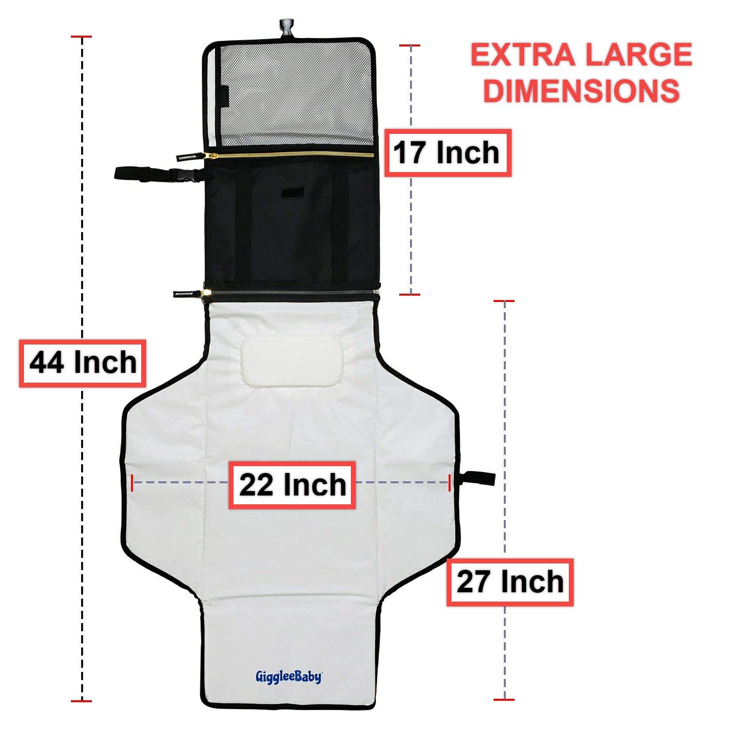 27 inch changing pad