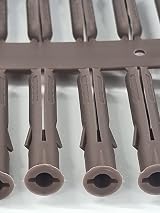 Greened House Brown Wall Plugs 96 Pack 7x42mm Universal Screw Fixing view 3