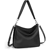 befen Genuine Leather Hobo Bags Purses for Women, Women's Shoulder bag Handbags Crossbody Bag with 2 Shoulder Straps