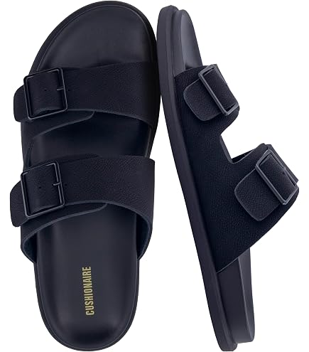 Amazon.com | CUSHIONAIRE Nation Slip On Slides for Men with  display picture 2