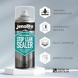 Jenolite Stop Leak Sealer Spray CLEAR 3 x 400ml Waterproof Gutter Sealant view 2