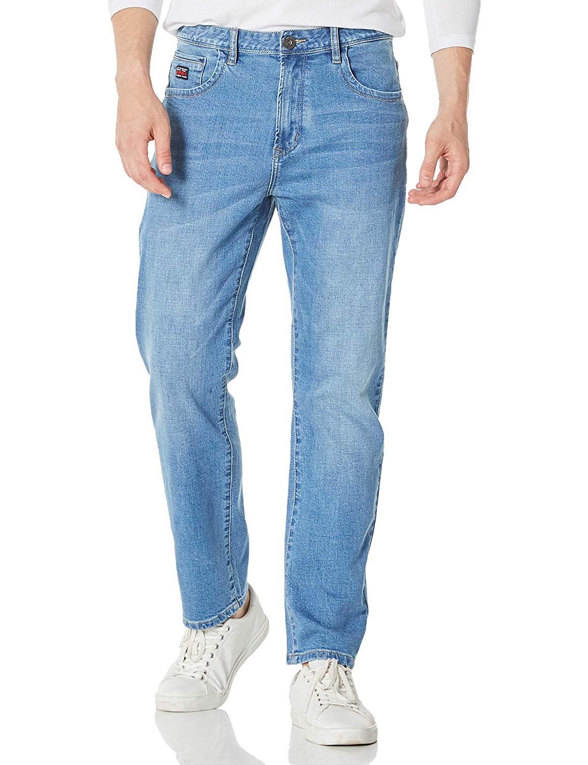 men's straight leg stretch jeans