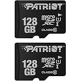 Patriot LX Series 128GB Micro SDHC Class 10 Memory Card - UHS-I U1-2 Pack - PSF128GMDC102