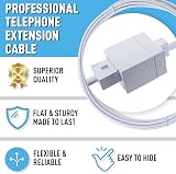 ASNQ 2m BT Telephone Extension Cable Male to Female for UK Landline view 3