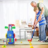 Doloowee Kids Golf Set Toddler Golf Clubs 4 Color Sticks 6 Balls 2 Holes Toy view 6