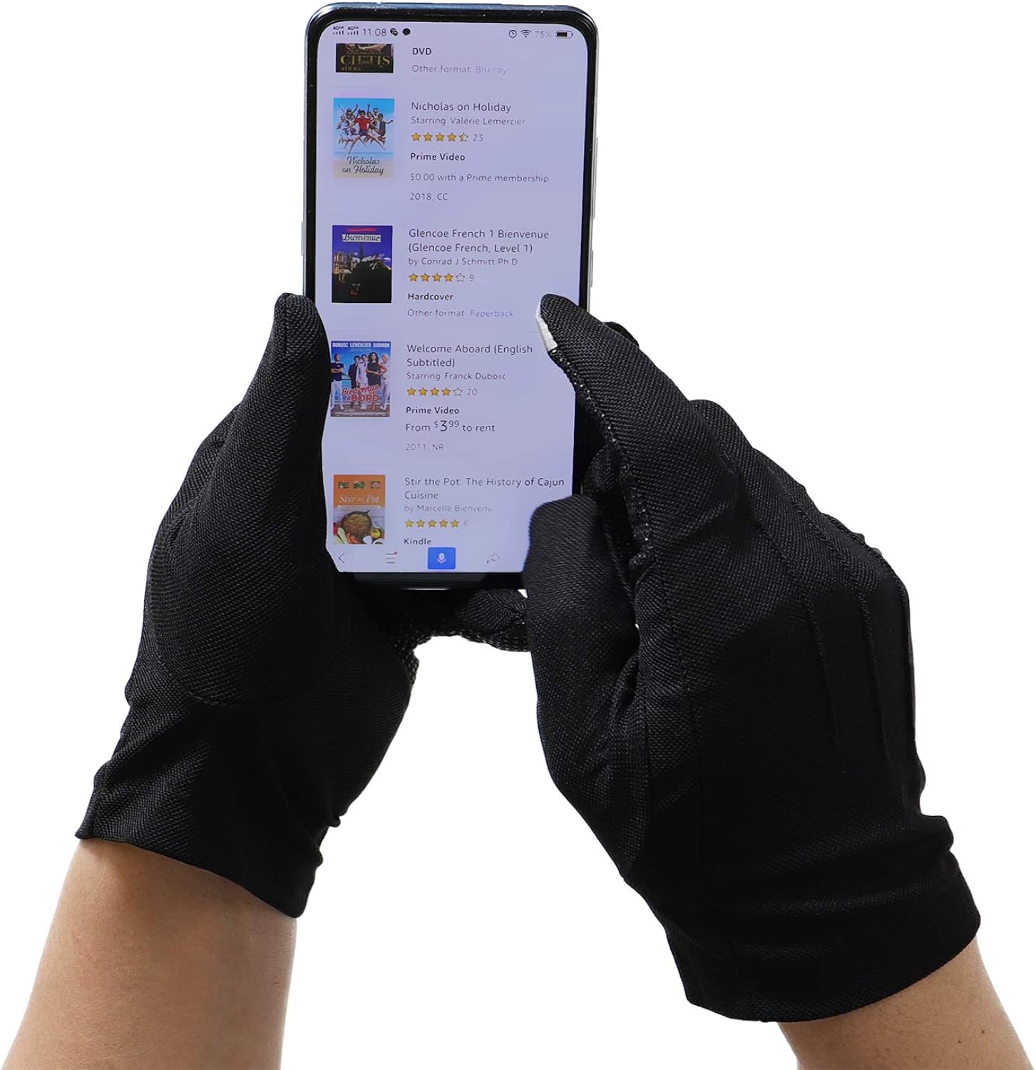 Bienvenu Driving Gloves for Men, Non Slip Touchscreen, Summer Sun Protection Gloves, Black: Clothing