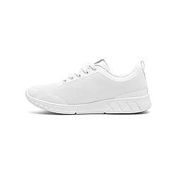 Suecos Alma Easy Fit Work Sneaker White Size 5